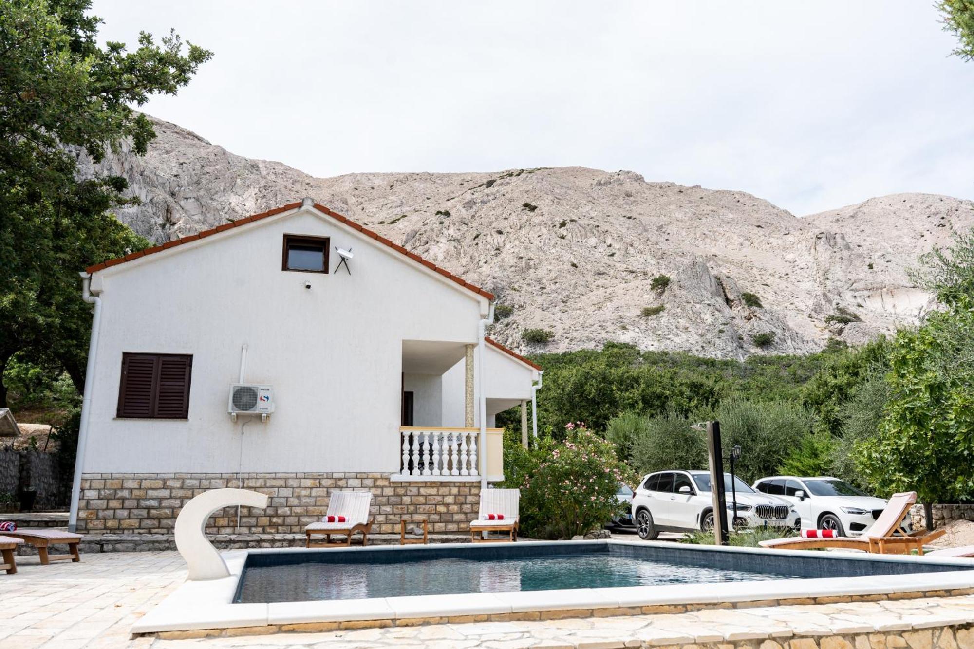 Villa Pag Dubrava Relax With Pool Bosana Bagian luar foto