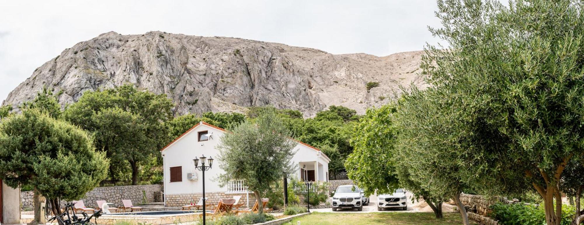 Villa Pag Dubrava Relax With Pool Bosana Bagian luar foto