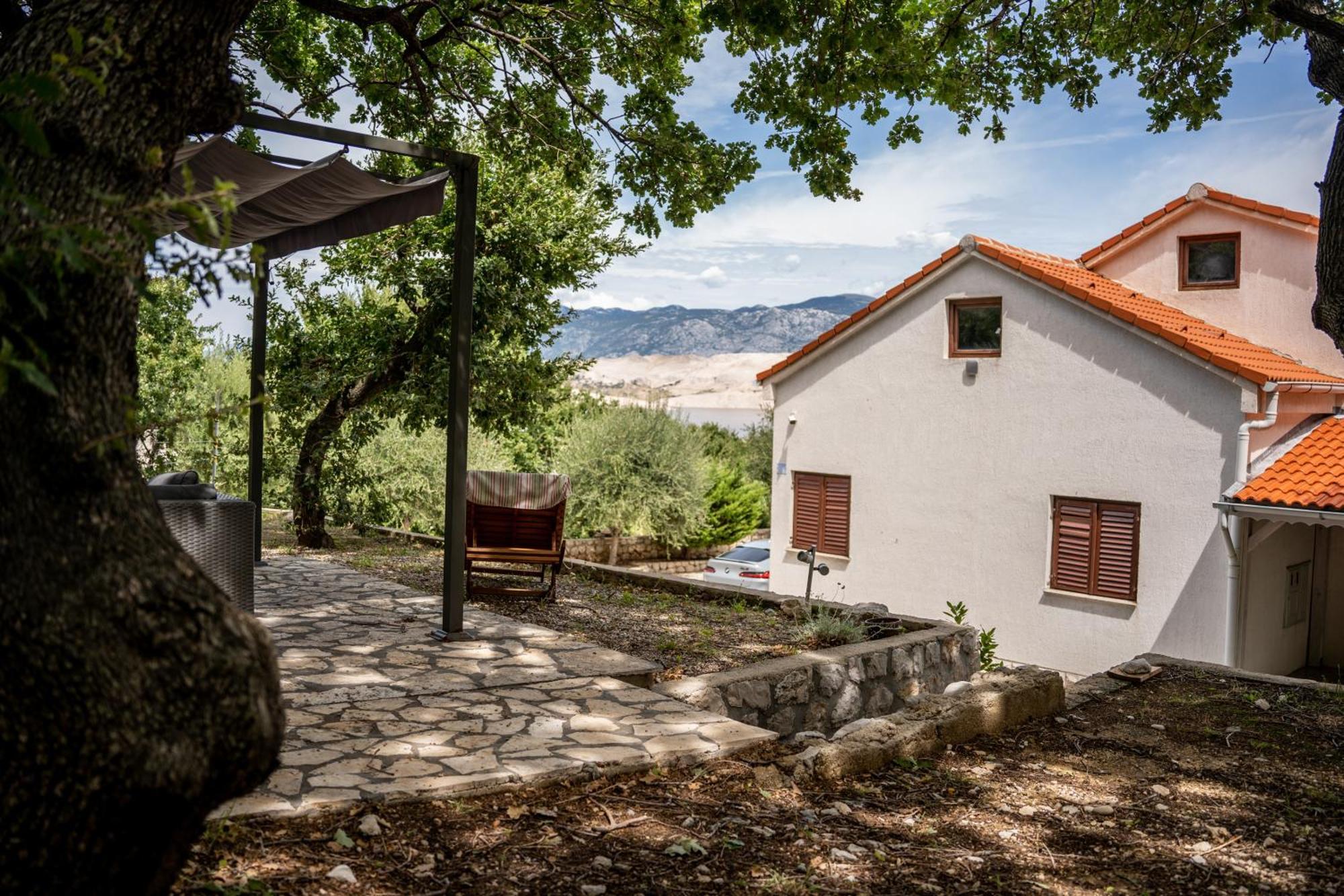 Villa Pag Dubrava Relax With Pool Bosana Bagian luar foto