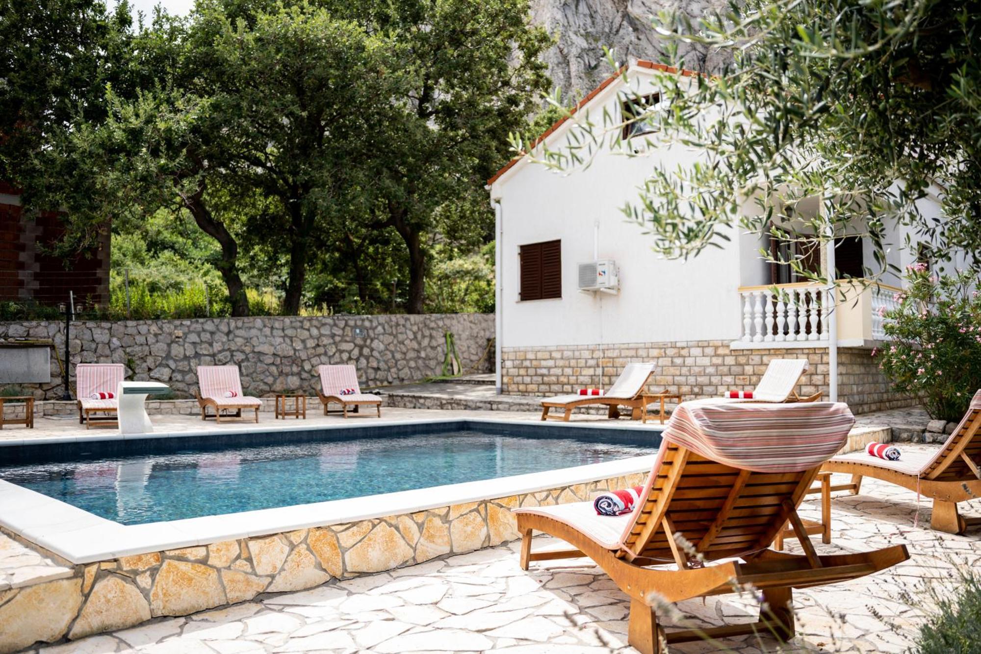 Villa Pag Dubrava Relax With Pool Bosana Bagian luar foto