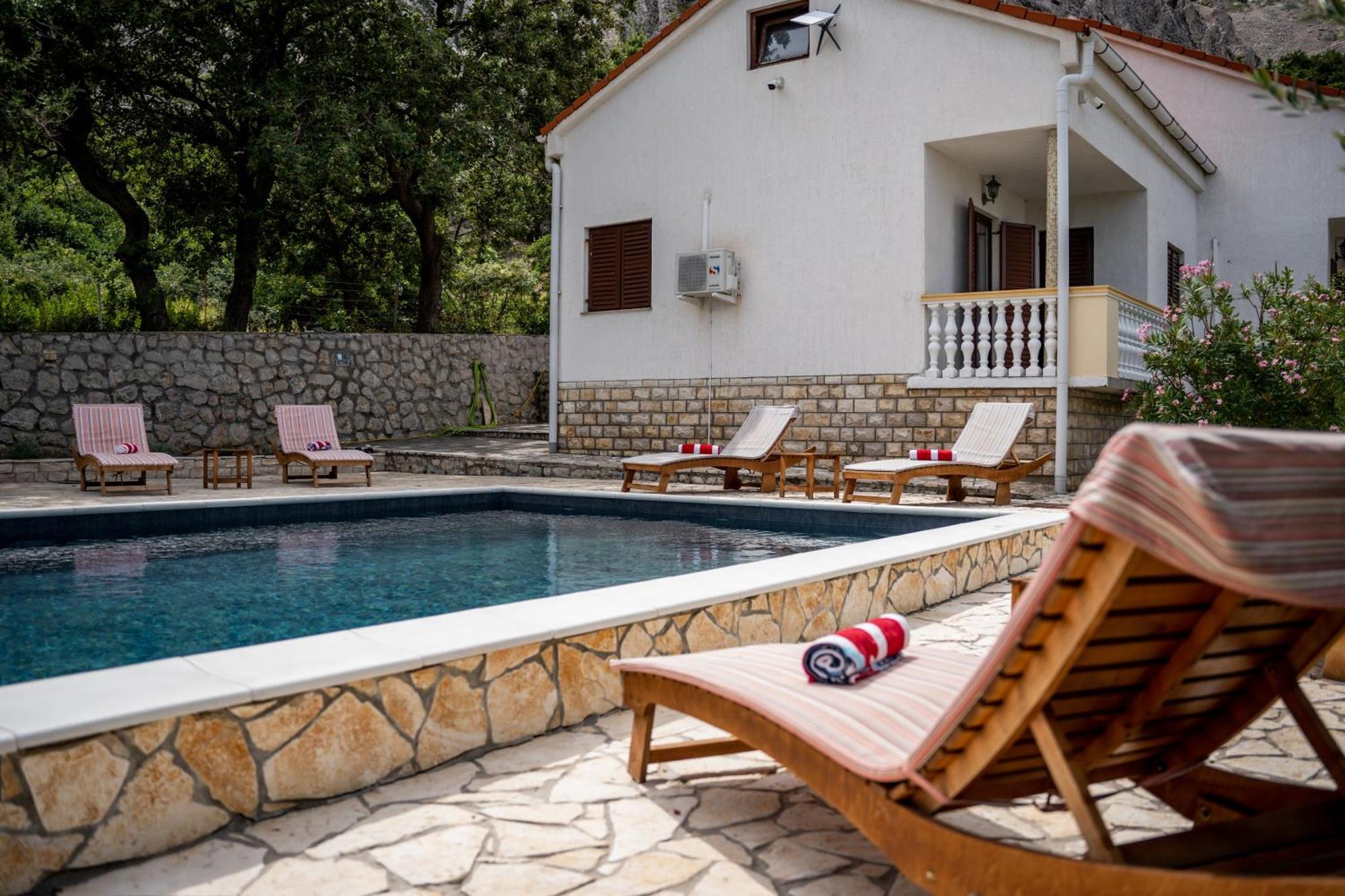 Villa Pag Dubrava Relax With Pool Bosana Bagian luar foto